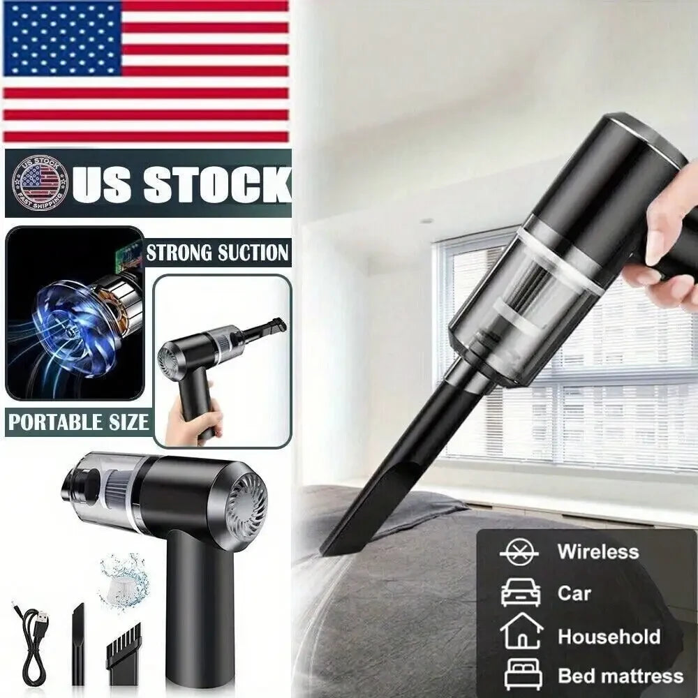 Portable Wireless Car Vacuum